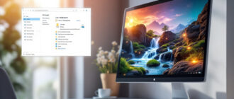 Скрин с установкой живых обоев на Windows